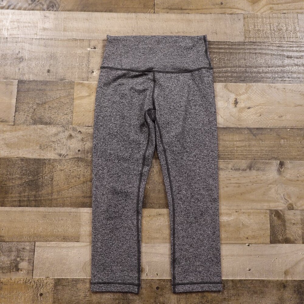 Lululemon Wunder Under Hi-Rise 1/2 Tight women's 6 gray